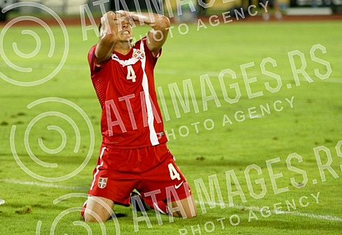 Friendly football match held on stadium Partizan between Serbia and Greece.Prijateljska fudbalska utakmica Srbija - Grcka odigrana na stadionu Partizana.