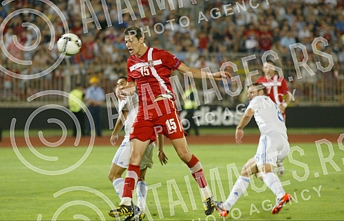 Friendly football match held on stadium Partizan between Serbia and Greece.Prijateljska fudbalska utakmica Srbija - Grcka odigrana na stadionu Partizana.