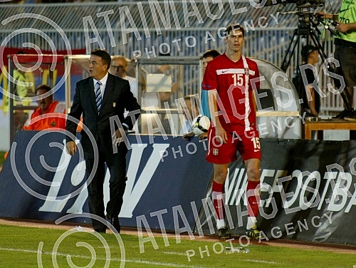 Friendly football match held on stadium Partizan between Serbia and Greece.Prijateljska fudbalska utakmica Srbija - Grcka odigrana na stadionu Partizana.