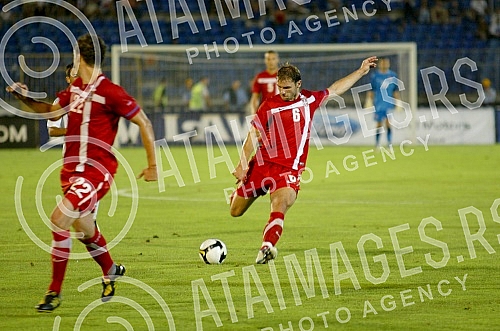Friendly football match held on stadium Partizan between Serbia and Greece.Prijateljska fudbalska utakmica Srbija - Grcka odigrana na stadionu Partizana.