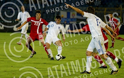 Friendly football match held on stadium Partizan between Serbia and Greece.Prijateljska fudbalska utakmica Srbija - Grcka odigrana na stadionu Partizana.