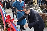 The laying of wreaths at the Monument to the Fallen Soldiers of the Army of the Republika Srpska in Banja Luka marked the beginning of the celebration of the Day of the Republika Srpska on January 9.Polaganjem venaca na Spomenik palim borcima Vojsk