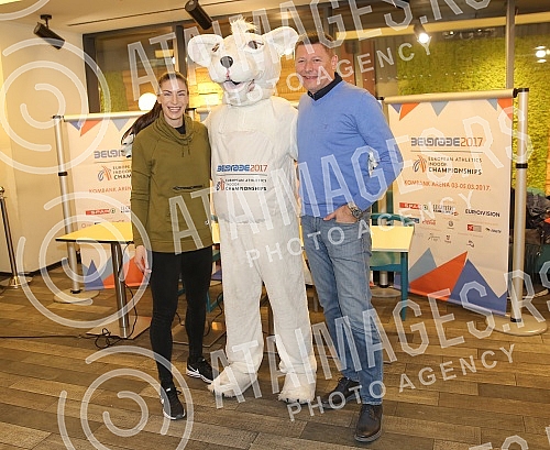 Press conference before the European Championship in the hall - Kombank arena.Pres konferencija pred Evropsko prvenstvo u dvorani - Kombank areni. 