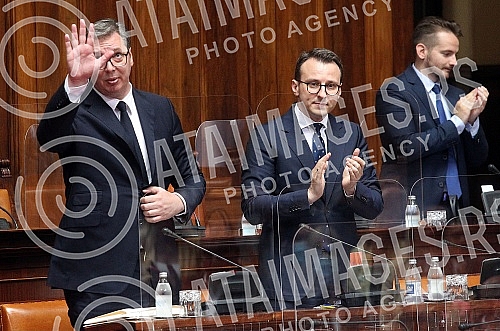 The fifth special session of the National Assembly of the Republic of Serbia, on whose agenda was the Report on the work of the Office for Kosovo and Metohija (in the period from May 2019 to June 2021) submitted by the Government and the Report on th