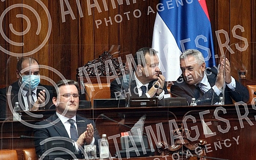 The fifth special session of the National Assembly of the Republic of Serbia, on whose agenda was the Report on the work of the Office for Kosovo and Metohija (in the period from May 2019 to June 2021) submitted by the Government and the Report on th