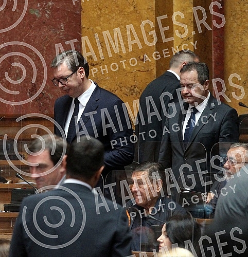 The fifth special session of the National Assembly of the Republic of Serbia, on whose agenda was the Report on the work of the Office for Kosovo and Metohija (in the period from May 2019 to June 2021) submitted by the Government and the Report on th