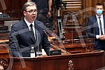 The fifth special session of the National Assembly of the Republic of Serbia, on whose agenda was the Report on the work of the Office for Kosovo and Metohija (in the period from May 2019 to June 2021) submitted by the Government and the Report on th