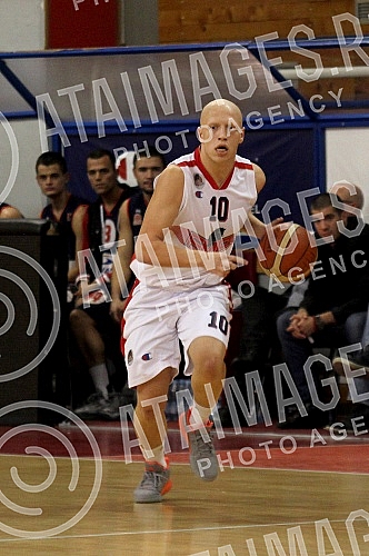 Utakmica sestog (6.) kola Kosarkaske lige Srbije (KLS) odigrana u Zelezniku izmedju KK FMP i KK Vojvodina Srbijagas.