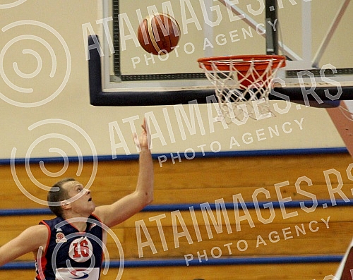 Utakmica sestog (6.) kola Kosarkaske lige Srbije (KLS) odigrana u Zelezniku izmedju KK FMP i KK Vojvodina Srbijagas.