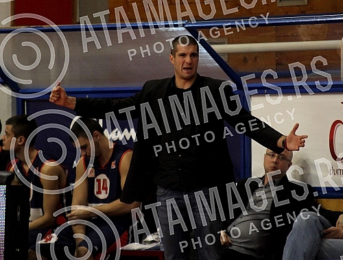 Utakmica sestog (6.) kola Kosarkaske lige Srbije (KLS) odigrana u Zelezniku izmedju KK FMP i KK Vojvodina Srbijagas.