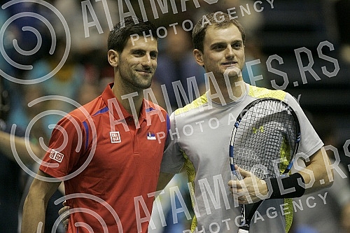 Prvo kolo Svetske grupe Dejvis kupa izmedju Srbije i Kazahstana odigrana u hali 