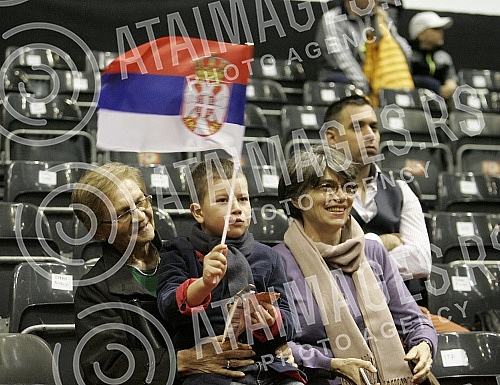 Prvo kolo Svetske grupe Dejvis kupa izmedju Srbije i Kazahstana odigrana u hali 