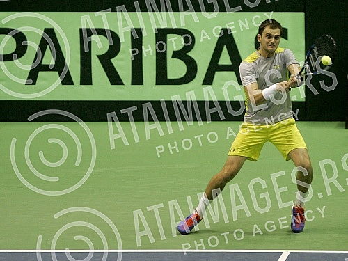 Prvo kolo Svetske grupe Dejvis kupa izmedju Srbije i Kazahstana odigrana u hali 