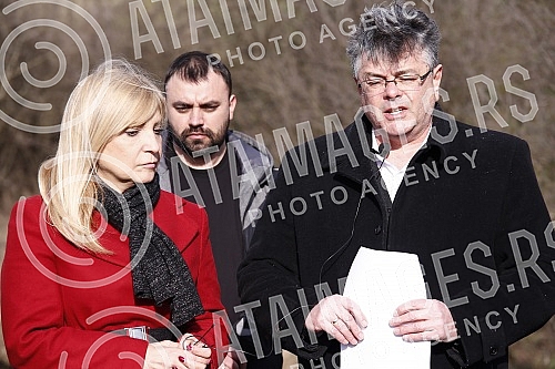 The press conference of the Democratic Party and the Eco-Pancevacki rit association was held on Pancevacki put, and the topic of the conference was the question of whether and to what extent the flora and fauna on the left bank of the Danube are enda