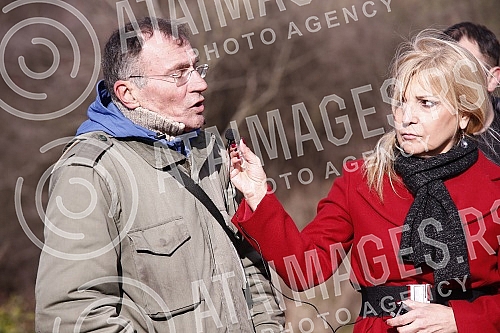 The press conference of the Democratic Party and the Eco-Pancevacki rit association was held on Pancevacki put, and the topic of the conference was the question of whether and to what extent the flora and fauna on the left bank of the Danube are enda