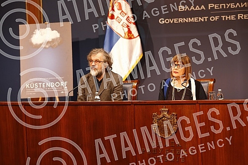 The Ministry of Culture and Information and the Kustendorf International Film and Music Festival held a press conference on the 15th edition of Kustendorf, which will take place from May 6 to 10 in Drvengrad on Mokra Gora, organized by the Rasta Inte