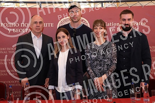 A press conference was held at the National Theater on the occasion of the guest appearance of the Ballet of the Croatian National Theater from Zagreb with the play