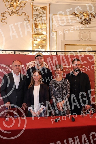 A press conference was held at the National Theater on the occasion of the guest appearance of the Ballet of the Croatian National Theater from Zagreb with the play