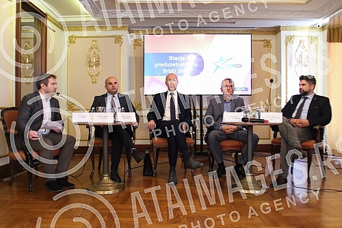 Panel discussion on the state and prospects of entrepreneurship in Serbia.Panel diskusija o stanju i perspektivama preduzetnistva u Srbiji.