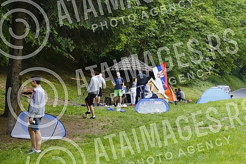 Celebration of International Workers' Day (Labour Day) on Kosutnjak - Prvomajski uranak.Proslava Internacionalnog dana radnika (Praznik rada) na Kosutnjaku - Prvomajski uranak.
