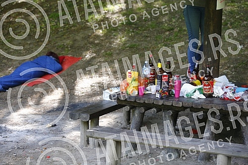 Celebration of International Workers' Day (Labour Day) on Kosutnjak - Prvomajski uranak.Proslava Internacionalnog dana radnika (Praznik rada) na Kosutnjaku - Prvomajski uranak.