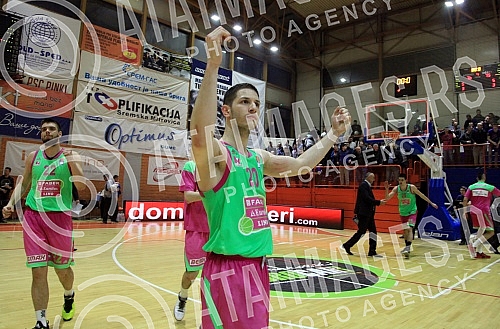 Second (2nd) match of semi-final of Regional ABA League between BC Mega Leks and BC Buducnost VOLI (Podgorica).Druga utakmica polufinalne serije Regionalne ABA Lige izmedju KK Mega Leks i KK Buducnost VOLI (Podgorica).  