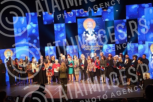 The Ministry of Education and Culture of the Republic of Srpska awarded the Saint Sava Award, which consists of the Saint Sava Charter and the cash prize, to this year's winners at a solemn event held at the Children's Theater of the Republic of Srps
