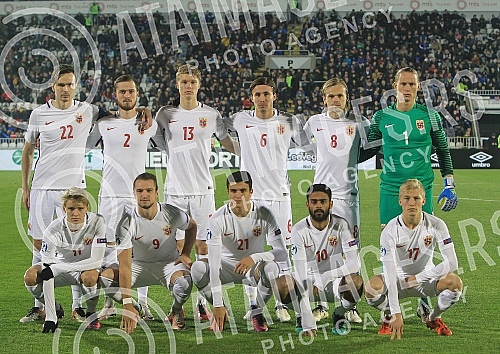 Play-off for Final Tournament, First leg for UEFA European Under-21 Championship between Serbia and Norway held on stadium of FK Partizan.Prva utakmica baraza za UEFA Prvenstvo evrope za igrace do 21 godine odigrana na stadionu Partizana izmedju Srb