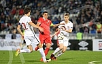 Play-off for Final Tournament, First leg for UEFA European Under-21 Championship between Serbia and Norway held on stadium of FK Partizan.Prva utakmica baraza za UEFA Prvenstvo evrope za igrace do 21 godine odigrana na stadionu Partizana izmedju Srb