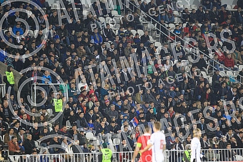 Play-off for Final Tournament, First leg for UEFA European Under-21 Championship between Serbia and Norway held on stadium of FK Partizan.Prva utakmica baraza za UEFA Prvenstvo evrope za igrace do 21 godine odigrana na stadionu Partizana izmedju Srb