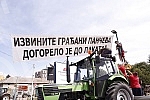 Farmers continued their blockade on the bridge over the Thames in Pancevo.Poljoprivrednici su nastavili blokadu na mostu preko Tamisa u Pancevu.