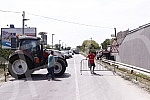Farmers continued their blockade on the bridge over the Thames in Pancevo.Poljoprivrednici su nastavili blokadu na mostu preko Tamisa u Pancevu.