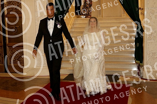 Wedding of familly Karic held in Temple of St Sava.Crkveno vencanje clanova porodice Karic u Hramu Svetog Save.