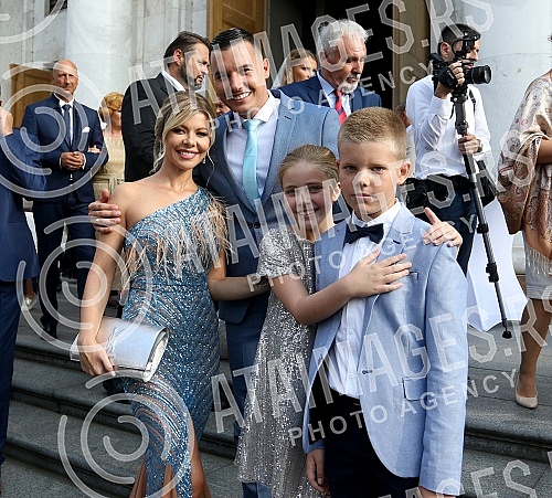 Wedding of familly Karic held in Temple of St Sava.Crkveno vencanje clanova porodice Karic u Hramu Svetog Save.