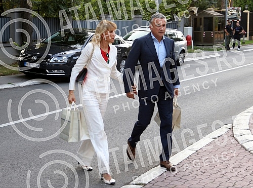 Wedding of familly Karic held in Temple of St Sava.Crkveno vencanje clanova porodice Karic u Hramu Svetog Save.