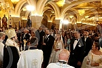 Wedding of familly Karic held in Temple of St Sava.Crkveno vencanje clanova porodice Karic u Hramu Svetog Save.
