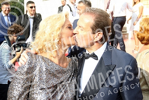 Wedding of familly Karic held in Temple of St Sava.Crkveno vencanje clanova porodice Karic u Hramu Svetog Save.