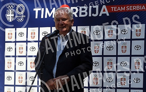 The Olympic Committee of Serbia and Toyota Serbia organized a press conference on the occasion of the presentation of the Letter of Welcome to Japan to the Olympic Team of Serbia by the President of Toyota Adria,  Kensuke Tsuchiya.Olimpijski komite