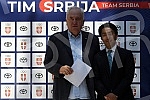 The Olympic Committee of Serbia and Toyota Serbia organized a press conference on the occasion of the presentation of the Letter of Welcome to Japan to the Olympic Team of Serbia by the President of Toyota Adria,  Kensuke Tsuchiya.Olimpijski komite