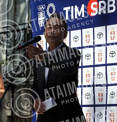 The Olympic Committee of Serbia and Toyota Serbia organized a press conference on the occasion of the presentation of the Letter of Welcome to Japan to the Olympic Team of Serbia by the President of Toyota Adria,  Kensuke Tsuchiya.Olimpijski komite