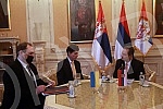 The President of the Assembly of Serbia, Ivica Dacic, held a farewell meeting with the Ambassador of Ukraine to Serbia, Oleksandr Aleksandrovych.Predsednik Skupstine Srbije Ivica Dacic odrzao je oprostajni sastanak sa ambasadorom Ukrajine u Srbiji 