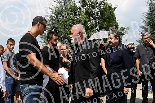 Funeral of Igor Bulat, RTS journalists and editor at Orlovaca cemetery.Sahrana Igor Bulata, novinara i urednika RTS-a na groblju Orlovaca.