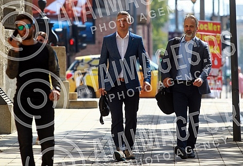 The President of the Serbian Movement Dveri and MP Bosko Obradovic and the President of the Executive Committee of Correct Serbia Sasa Varinac submitted the request to ban Europride 2022 to the Government of the Republic of Serbia, the Ministry of In