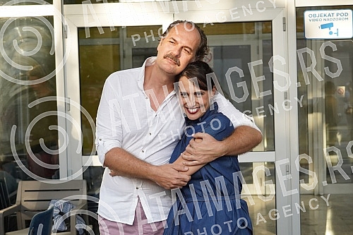 Meeting with the cast and crew of the series 