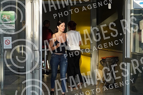 Meeting with the cast and crew of the series 