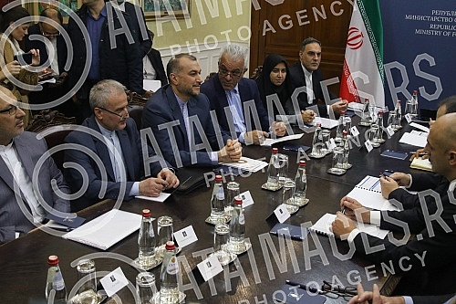 Ivica Dacic met with the Minister of Foreign Affairs of Iran Hossein Amir Abdollahian.Ivica Dacic sastao se sa ministrom inostranih poslova Irana Hoseinom Amir Abdolahijanom. 