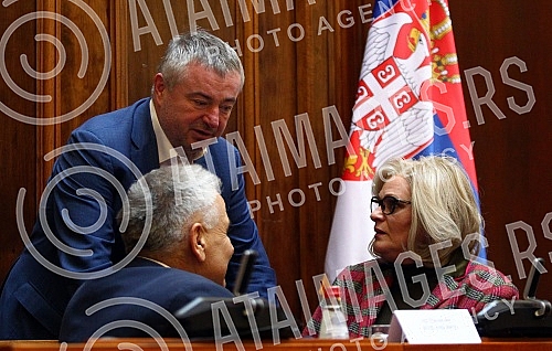 The session of the Parliamentary Committee for Finances, the Republic Budget and Control of the Spending of Public Funds.Sednica skupstinskog Odbora za finansije, republicki budzet i kontrolu trosenja javnih sredstava.