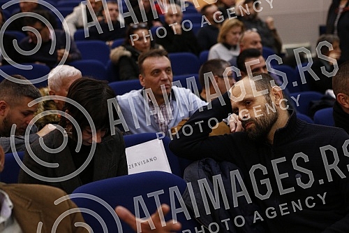 Public debate on the topic of the demolition of the Old Sava Bridge and the issue of traffic collapse in Belgrade.Javna rasprava na temu rusenja Starog savskog mosta i pitanja saobracajnog kolapsa u Beogradu. 