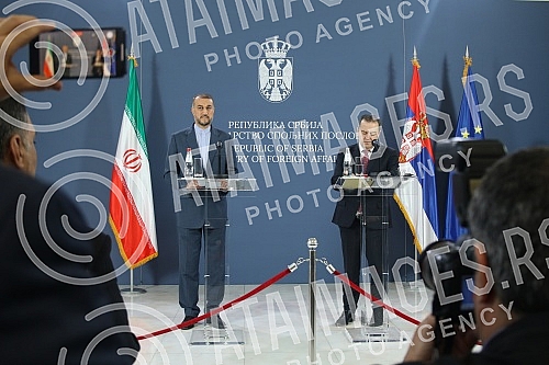 Ivica Dacic met with the Minister of Foreign Affairs of Iran Hossein Amir Abdollahian.Ivica Dacic sastao se sa ministrom inostranih poslova Irana Hoseinom Amir Abdolahijanom. 