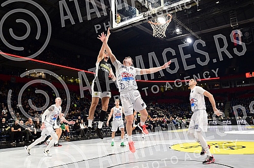 The match of Aba League between KK Partizan Mozzart Bet and KK Buducnost Voli.

Utakmica Aba Lige izmedju KK Partizan Mozzart Bet i KK Buducnost Voli.